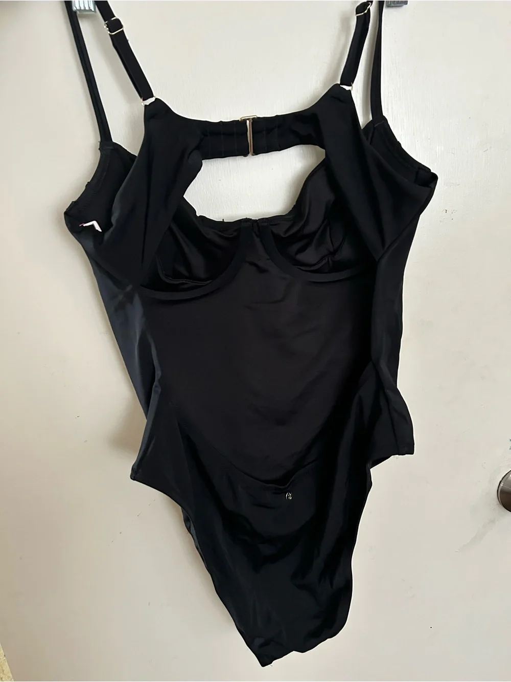 Victoria's Secret Black One-Piece Swimsuit with Adjustable Straps